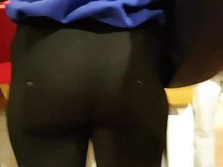 Candid Big Round Indian Booty!! In Stretch Pants!!